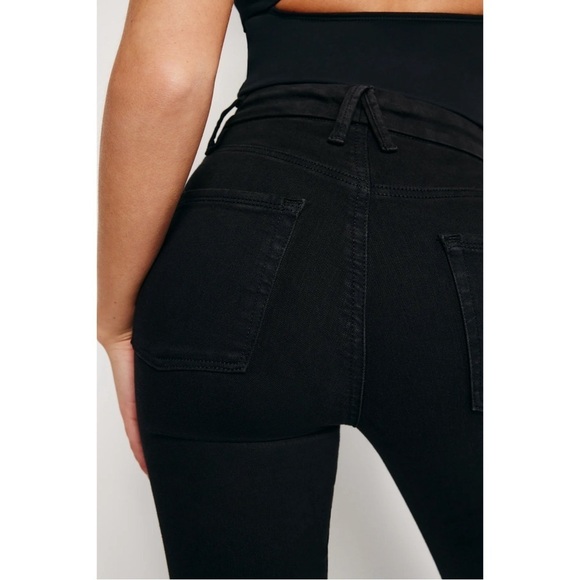 Good American Good Legs Skinny Jeans in Black001 size 6/28 - Picture 3 of 14